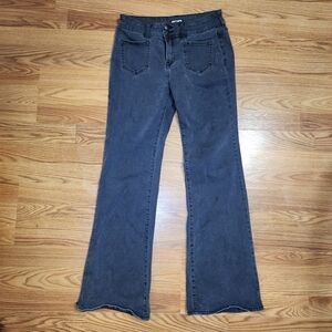 Hot Topic Jeans Size 9 Wide Leg Flare Grunge Y2K Festival Skater Goth